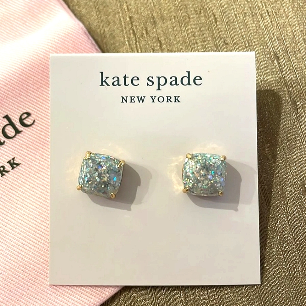 Kate Spade, Stud Earrings NWT!- in Opal Glitter